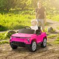 thumbnail image 2 of Qaba CHEVROLET Licensed Kids Ride on RC Car, 12V Toddler Ride on Toy, Gift for Boys & Girls, Pink, 2 of 10
