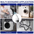 thumbnail image 1 of Product Classification Plumbing Fittings Product Title Washing Machine Drain Adapter Dishwasher And Washing Machine Drain Adapter Double Connection Y With For Pipe Diameter 40 Mm And Inlet Diameter 18, 1 of 7