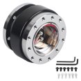 thumbnail image 2 of Steering Wheel Hub,  Universal Aluminum Alloy Racing Car Steering Wheel Quick Release Hub Adapter  Kit, 2 of 8