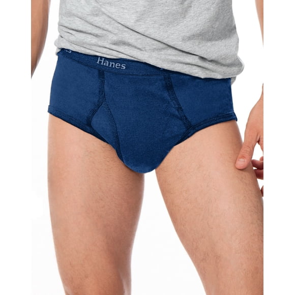 Hanes Classics Men`s TAGLESS No Ride Up Briefs with Comfort Flex Waistband, S