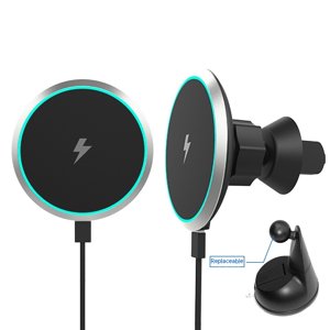 Pour Chargeur de montage de voiture [pas de charge thermique], Montage de voiture pour recharge rapide sans fil, Support de téléphone pour chargeur Supports de téléphone de voiture