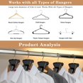 thumbnail image 3 of 18 Pcs Clothes Hanger Connector Hook Adapter Extension Extender Connector Adaptor Wardrobe Hang Hook Closet Wardrobe Hanging Hook Connector, 3 of 8