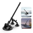 thumbnail image 1 of Triple Suction Cup Car Mount Kit for Insta360 with Extension Pole/Selfie Stick, Strong Vacuum Suction Cup Windshield Dashboard Camera Mount for Insta, 1 of 9