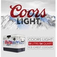 thumbnail image 3 of Coors Light 54-Quart Ice Chest Cooler with Bottle Opener, 51L, 3 of 9