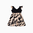 thumbnail image 4 of PatPat Family Matching Cross Back Floral Strap Dress and Colorblock Top Sets, 4 of 7