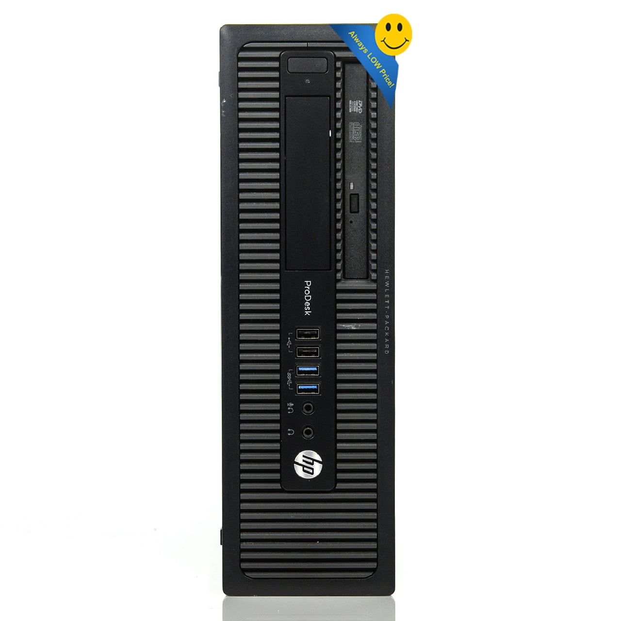 HP ProDesk 600 G1 SFF Desktop Computer Intel Pentium G3220 4GB RAM 250 GB HDD DVD Windows 10 Home WiFi Keyboard, Mouse Refurbished