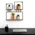 thumbnail image 1 of Truu Design Étagère murale flottante décorative en bois - Carré, 1 of 7