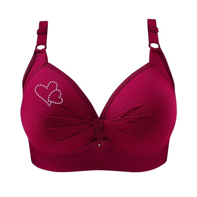 Yuyuzo Plus Size Bras for Women No Underwire Full Coverage High Support Full Coverage Everyday Bras