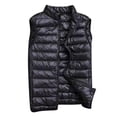 thumbnail image 3 of Fengqque Men's Packable Down Vest Outdoor Puffer Vest Winter Black M, 3 of 8