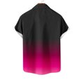 thumbnail image 3 of fatyb Button down Shirts for Men Short Sleeve Lightweight Beach Shirts Summer Gradient Collar Blouses, 3 of 4