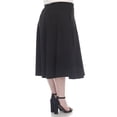 thumbnail image 3 of White Mark Jupe Midi Évasée Tasmin pour Femmes, 3 of 6