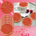 thumbnail image 1 of PEONAVET Card Holder Artificial Plastic Orange Teak Realistic Fake Fruit Festival Decoration, 1 of 4