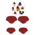 thumbnail image 3 of TISHITA Self-Adhesive Insoles Heel Repair Sticker Back Insert Heel Stick Foot Care for Sports Shoes red, 3 of 8