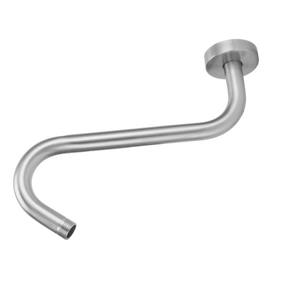 Shower Arm, Bathroom Supplies Easy To Install S Shaped Silver NPT1/2 Male Thread For Home For Hotel