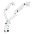 thumbnail image 2 of Scranton & Co Bras Double pour Moniteur pour Écrans de 17 Pouces-30 Pouces en Aluminium Blanc, 2 of 7