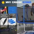 thumbnail image 3 of Patiojoy 14FT Trampoline w/ Basketball Hoop Outdoor Recreational Trampoline w / Enclosure Net & Ladder, 3 of 9