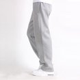 thumbnail image 5 of Men‘S Casual Solid Jogging Elastic Mid Waisted Sports Pants With Pockets Streetwear, 5 of 5