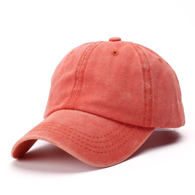 Casquette de Baseball Lavée Ajustable pour Enfants Unisexes