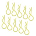 thumbnail image 1 of Ymiko RC Shell Clips Pins,RC Body Clips,10Pcs 8.3MM RC Car Shell Clip R‑Shape Metal Body Clips Pins for 1/5 1/6 1/8 1/10 RC Car, 1 of 8