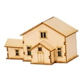 thumbnail image 2 of TISHITA 1:60 Scale Decor Miniature House Model for Gift Teens Adults Micro Landscape Style E, 2 of 8
