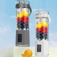 thumbnail image 1 of Mini Juicer Electric Handheld Portable, Juicing Machine Modern Simple Design, Extract Fresh Juice Effortlessly, Juicer Citrus Fruits Vegetables, Healthy Living Home Kitchen, Small Space, 1 of 6