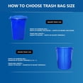 thumbnail image 4 of Meitianfacai Extra Large Garbage Bag Heavy-duty 50 Bags Large Black Garbage Bag Suitable For Household Office And Outdoor Use, 4 of 9