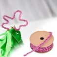 thumbnail image 3 of Christmas Flocked Ribbon Gift Wrapping Decorative DIY Craft Ribbon for Tree Wreath Garland Holiday Decoration Festive Party Wedding Home Decor Luxury Texture Easy Cut, 3 of 9