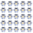 thumbnail image 3 of Light Source Chip, LED Lamp Bead High Power 0.5W 5V 25Pcs Easy To Install With Aluminum Plate For DIY Lighting Fixtures For Flashlights Natural Light: 4000-4500K, 3 of 8