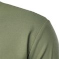 thumbnail image 4 of FhsagQ Men's Shirts Mens Shirts Low Rise Silk Male Spring and Summer Breathable Short Sleeve T Shirt Solid Color Button Lapel Pocket Bottoming Shirt Mens Shirts Tops Comfortsoft Green M, 4 of 5
