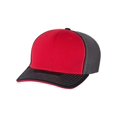thumbnail image 2 of Richardson Pulse Sportmesh avec Casquette R-Flex, L-TG, Rouge-Charbon-Noir Tri, 2 of 3