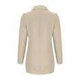 thumbnail image 4 of Timegard Womens Cardigans Lapel Neck Long Sleeve Open Front Button Soft Outwear Fall Casual Slim Top, 4 of 6