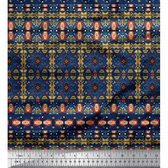 Soimoi Rayon Fabric Aztec Southwestern Fabric Prints By Yard 42 Inch Wide