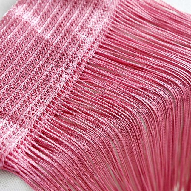 Bdday Cute Shower Curtain String Curtains Patio Net Fringe for Door Fly Screen Divider Cut To Size Outdoor Curtain