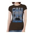 thumbnail image 1 of T-Shirt Tribal Bleu California pour Femmes - Marron - 2X-Large, 1 of 1