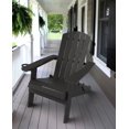 thumbnail image 1 of Tranquilo Depot Folding Dark Grey Adirondack Chair, 1 of 12