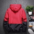 thumbnail image 4 of OmicGot Hooded Jacket New Spring Autumn Korean Version Plus Male And Female Couples Colorblock Men's Jacket Casual Thin Section Coat, 4 of 10