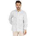 thumbnail image 1 of Bestman Solid Formal Button Down Shirt For Men Long Sleeve With Patch Pocket Business Wear, 1 of 7