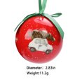 thumbnail image 3 of Suncoda Holiday Ball, Holiday Ball Ornament Tree Ornament, 2.8 Inch Multi-Style Holiday Light Bulb Ornament Holiday Tree Ornament Tree Dress Family Party Holiday Ornament, 3 of 6