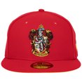 thumbnail image 2 of Harry Potter Gryffindor House Crest New Era 59Fifty Fitted Hat-7 5/8 Fitted, 2 of 6