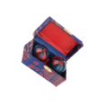 thumbnail image 2 of bedienty 2 Pieces Massage Balls with Storage Balls Box Baoding for Middle Aged People Fu Word Blue Fu Word Blue Diameter 42mm, 2 of 5