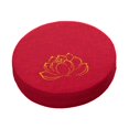 thumbnail image 4 of GROWTH TANK Coussin Rond de Méditation Traditionnel pour Femmes Hommes Coussin d'Assise de Sol pour la Maison Rouge 10 cm, 4 of 9