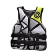 thumbnail image 4 of Lipstore Life Vest Breathable Adjustable Buoyancy Aid for Sailing Rafting green, 4 of 8