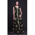 thumbnail image 2 of Bimba Robe Longue Décontractée d'Été Sans Manches à Fente avant Imprimée à Fleurs pour Femmes - XX-Grand, 2 of 5