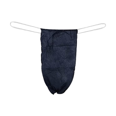 Mrat Period Panties Women Disposable G-Strings Thong Panties Men and Women's Non-woven Cotton Beauty Salon Massage Bath Underwear 50pc Cute Underwear for Women S-118 Black One Size