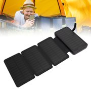 Solar Charger Power Bank,20000mAh Portable Phone Charger with Dual USB Ports LED Light for Camping Emergency