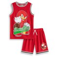 thumbnail image 1 of Sonic the Hedgehog Boys Red Knuckles 2 Piece Basketball Set (6-7 Years), 1 of 6