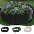 thumbnail image 1 of Nsxcdh Garden Edging Board Set 10pc Plastic Green White Black 6.3x5.5in Modular Easy Install Lawn Flowerbed Border Home Pretty Garden Hose Final Markdowns, 1 of 7