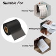 thumbnail image 4 of Unique Bargains 1.96'x984' (50mmx300m) Wax Thermal Transfer Ribbon, 2 Roll 1' Core Ink Out Barcode Printer Ribbon, Black, 4 of 6
