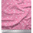 thumbnail image 1 of Soimoi Polyester Crepe Fabric Geometric Sign,Flag & Football Sports Print Fabric by The Yard 52 Inch Wide, 1 of 3