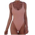thumbnail image 1 of High Waist Bikini Swimsuit for Women Womens One-Piece Swimsuit with Micro Elastic Suspender and Open Back Bikini Swimsuit High Waist Swimsuit for Women High Cut Swimsuits for Women, 1 of 3